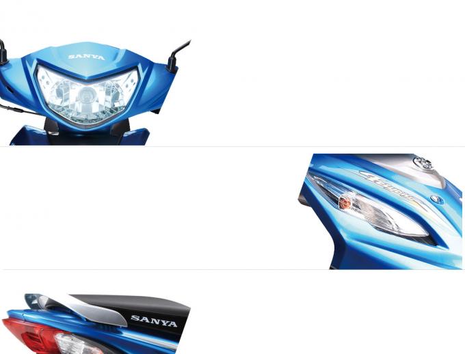 110CC moto actionnée par EngineGas, projecteur élastique de Seat LED de vélo de Sanya