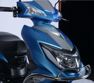 Double scooter dévoilé de sport, cadre électrique en métal de scooter de vélomoteur avec la barre de sécurité